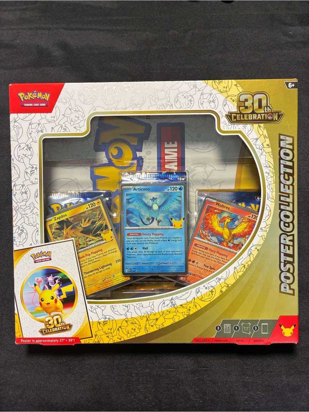 New! Authentic Official 30th Celebration Pokemon Poster collection